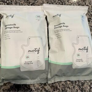 Motif Medical Breastmilk Storage Bags - 200 ct